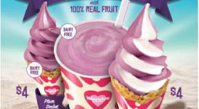 Wendy’s Spa Sundaes – Plumtastic Sorbet Launch